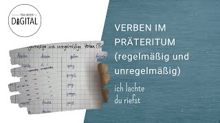 regelmäßige und unregelmäßige Verben im Präteritum inkl Arbeitsblatt [upl. by Ydasahc]