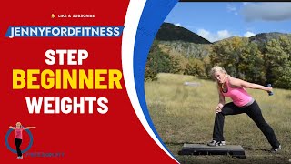 Step Aerobics and Weights  Aspen  DumbbellHandWeights Strength Training  48 Min  JENNY FORD [upl. by Roz990]