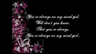 Always On My Mind Tiki Taane Lyrics [upl. by Onihc]