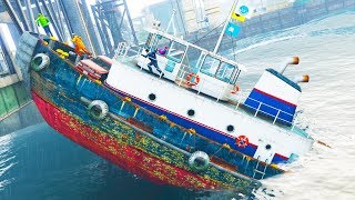 Wir GLITCHEN ein Boot in GTA ONLINE kaputt [upl. by Nylcsoj]