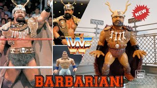 💀🦌🐻Custom WWE WWF BARBARIAN Retro Hasbro Figure in Full Gear amp Horned Helmet🐁Bobby Brain Heenan [upl. by Ricarda]