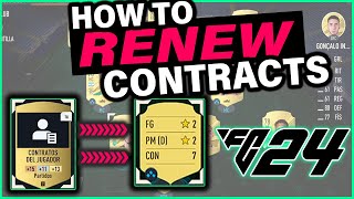 ✅ How to RENEW CONTRACTS in EA FC 24 Ultimate Team ✅ [upl. by Dlorah300]