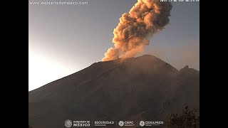 Volcán Popocatépetl EN VIVO  Vista Tlamacas Estado de México [upl. by Ardnaz409]