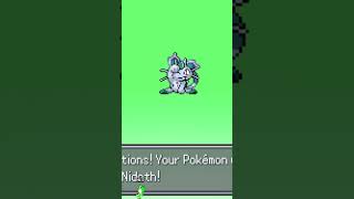 Meowth  Nidoran Fusion shorts pokemonfusion pokemonfusiongameplay pokemoninfinitefusion [upl. by Ramgad]