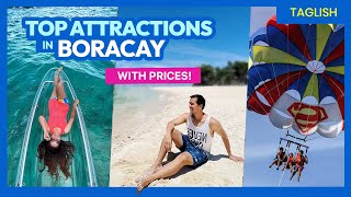 21 BORACAY TOURIST SPOTS amp Activities with PRICES • Travel Guide PART 2 • The Poor Traveler [upl. by Hacissej]