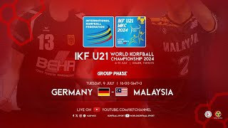 IKF U21 WKC 2024  Germany  Malaysia [upl. by Gabie260]