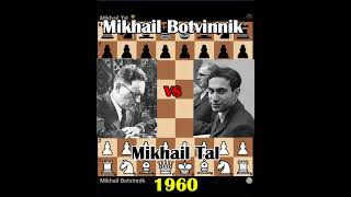 Zwischenzug and 2 perplexing Knight sacrifices Mikhail Botvinnik vs Mikhail Tal [upl. by Wivinah]