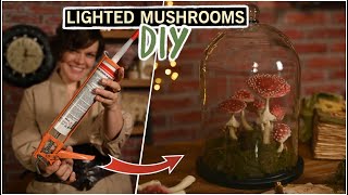 DIY cute mushrooms out of silicone sealer [upl. by Urbannal]