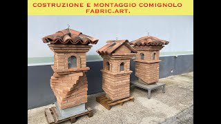 costruzione e montaggio comignolo fabricart [upl. by Akcirderf]