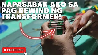 Amplifier Repair Defective transformer tagalog tutorial [upl. by Eaneg393]