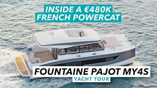 Fountaine Pajot MY4S yacht tour  Inside a €480k French powercat  Motor Boat amp Yachting [upl. by Della]