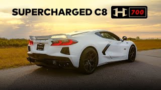 Collectible 70th Anniversary C8 Corvette  Supercharged H700 Upgrade by Hennessey [upl. by Panthia]