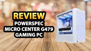 PowerSpec Micro Center G479 Gaming Desktop PC ✅ Review [upl. by Suillenroc]