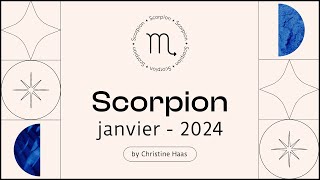 Horoscope Scorpion ♏️ Janvier 2024 🌲 par Christine Haas [upl. by Srevart]