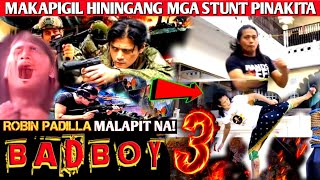 quotBadboy3 moviequot Robin Padilla makapigil hiningang stunt pinakita [upl. by Acinehs]