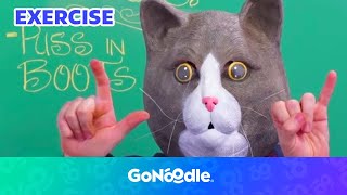 I To The L With Mr Catman  Activities For Kids  Exercise  GoNoodle [upl. by Tteve579]