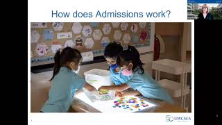 UWCSEA Admissions Explained  16 September 2021 [upl. by Baptista]