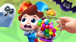 Who Took the Halloween Gumballs  Halloween Songs  Nursery Rhymes amp Kids Songs  BabyBus [upl. by Lotz]