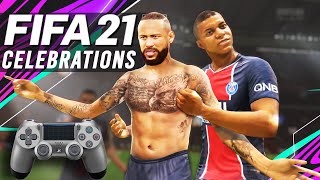 FIFA 21 ALL 100 CELEBRATIONS XBOX amp PLAYSTATION [upl. by Viking]