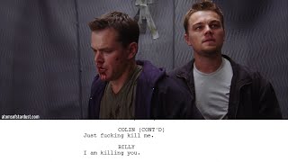 The Departed  Roof amp Elevator scene  Script to screen [upl. by Cassella]