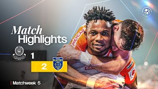 Match Highlights  Mohammedan SC 12 Kerala Blasters FC  MW 5  ISL 202425 [upl. by Conroy]