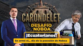 La POSESIÓN de Daniel NOBOA como el nuevo PRESIDENTE del ECUADOR [upl. by Aynod765]