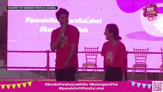 Donny Pangilinan Belle Mariano at the LeniKiko Batangas rally [upl. by Sidra]