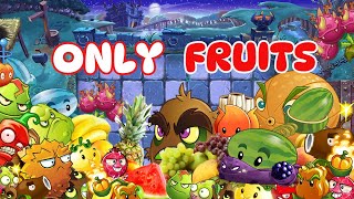 Can You Beat Plants Vs Zombies 2 WITH ONLY FRUITS Dark Ages [upl. by Ingeborg376]