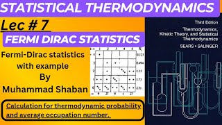 The FermiDirac statistics  FermiDirac statistics problems  The Fermi Dirac statistics example [upl. by Silvers]