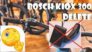 BOSCH KIOX 300 DISPLAY DELETE [upl. by Canning]