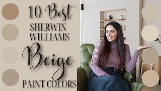 10 BEST Sherwin Williams Beige Paint Colors [upl. by Vacuva509]