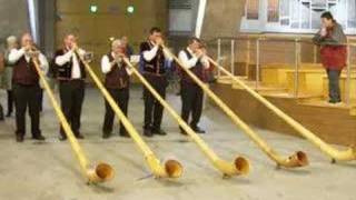 Alphorn Performance on May 23 2007 Lourdes [upl. by Inat133]