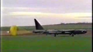 B 52 Landing at Duxford [upl. by Ahtivak]