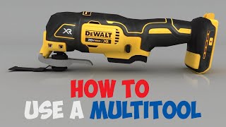 20 Ways To Use A DeWALT Multi Tool  How To Use A DeWALT Oscillating Multitool [upl. by Elocaj]