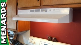 How To Install a Rangehood  Menards [upl. by Htebazileyram]