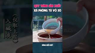 Quy trình sản xuất xà phòng từ vỏ sò shorts giaitri dunghieubiet [upl. by Stolzer]