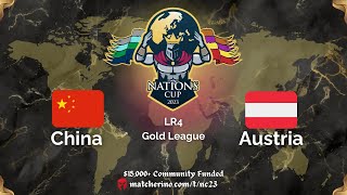 China vs Austria  Nations Cup 2023  Gold League [upl. by Sillad]