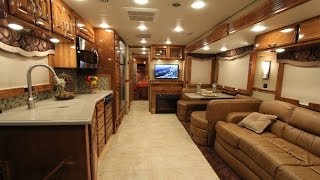 IWS Motor Coaches Explorer 3000FM by Renegade RV Stock 82114 INTERIOR [upl. by Adidnac]