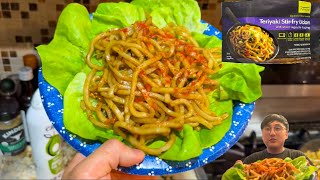 Trying COSTCO TERIYAKI STIRFRY UDON aka YAKIUDON l MUKBANG l hyuneeBear Takeover [upl. by Grekin]