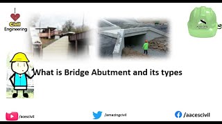 What Is Bridge Abutment and its types [upl. by Jumbala]