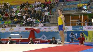 Diego Hypólito OURO no solo da Ginástica artística PanAmericano 2011 HD [upl. by Yankee]