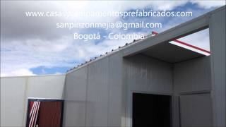 Ensamble de una casa prefabricada de 45 m2 con sandwich panel [upl. by Ahsienad244]