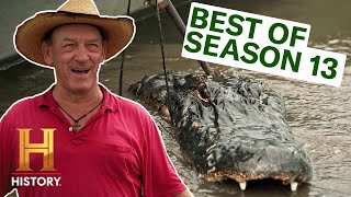 Swamp People OUT OF CONTROL GATOR BRAWLS TOP MOMENTS OF SEASON 13 [upl. by Anaitak]