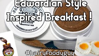 Edwardian English Inspired Breakfast Egg Toast Anchovy Paste and Marmite Get in my Belly Mukbang [upl. by Euqram170]