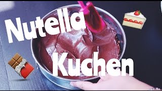 NUTELLA Kuchen⎜ohne Backen⎜4 Zutaten⎜10 Minuten [upl. by Anitsihc]