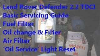 Land Rover Defender 22 TDCI Basic Service Guide [upl. by Handbook]