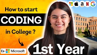 How to start Coding in 1st Year for College Students  Tech InternshipPlacement [upl. by Kenti]