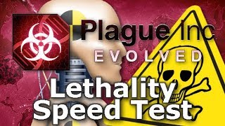 Plague Inc Custom Scenarios  Lethality Speed Test [upl. by Ilonka]