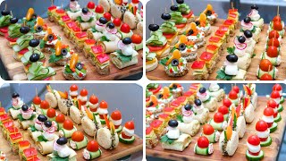 7 Delicious party appetizers  Finger food recipes for your guests [upl. by Marinna]