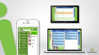 Die App mit Familienkalender FamilienChat Einkaufslisten Familienplaner [upl. by Ruthe]